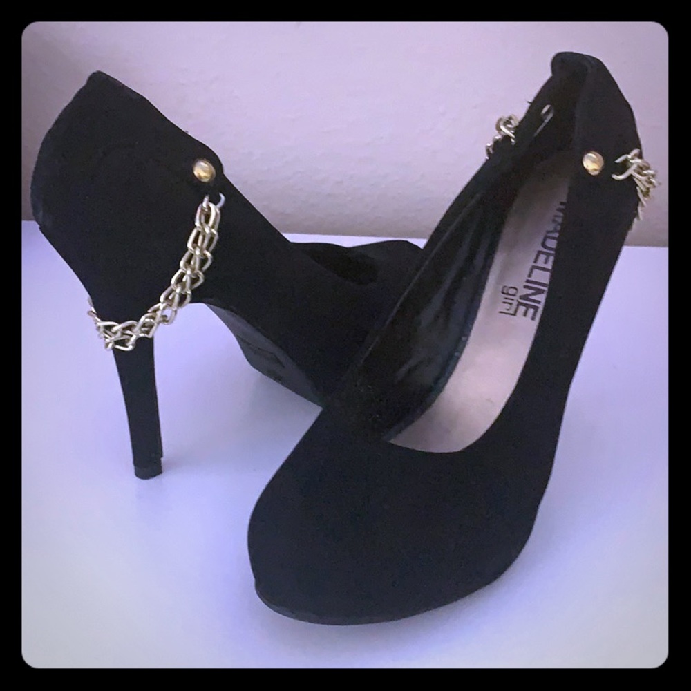 Black high heels